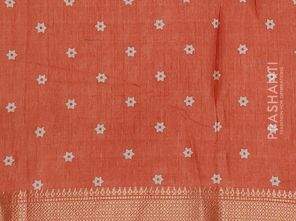 Semi dola pack of 5 multi colour with allover butta prints and zari woven border