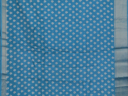 Semi dola pack of 5 multi colour with allover butta prints and zari woven border