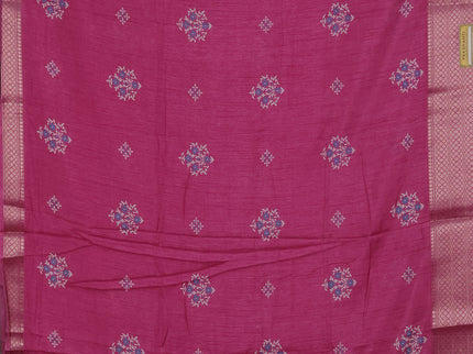 Semi dola pack of 5 multi colour and multi design with allover prints and zari woven border