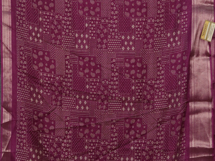 Semi dola pack of 5 multi colour and multi design with allover prints and zari woven border
