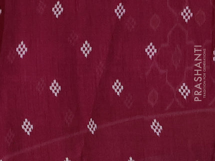 Semi dola pack of 5 multi colour with allover ikat weaves and zari woven border