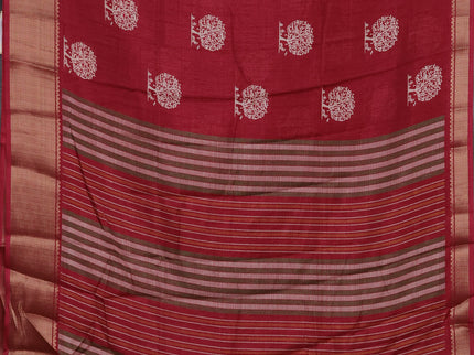 Semi dola pack of 5 multi colour with allover butta prints and zari woven border