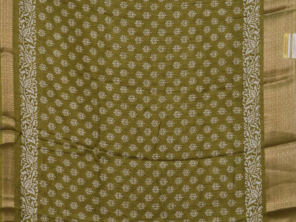 Semi dola pack of 5 multi colour and multi design with allover prints and zari woven border