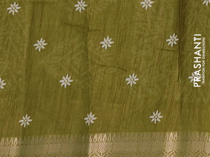 Semi dola pack of 5 multi colour and multi design with allover prints and zari woven border
