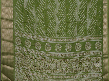 Semi dola pack of 5 multi colour and multi design with allover prints and zari woven border