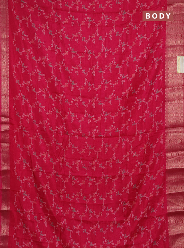 Semi dola pack of 5 multi colour and multi design with allover prints and zari woven border