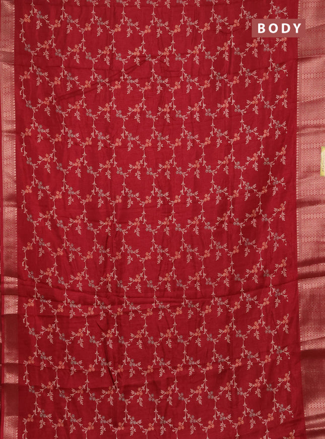 Semi dola pack of 5 multi colour and multi design with allover prints and zari woven border
