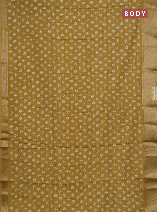 Semi dola pack of 5 multi colour and multi design with allover prints and zari woven border