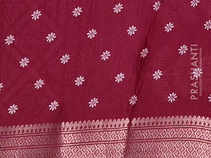 Semi dola pack of 5 multi colour and multi design with allover prints and zari woven border