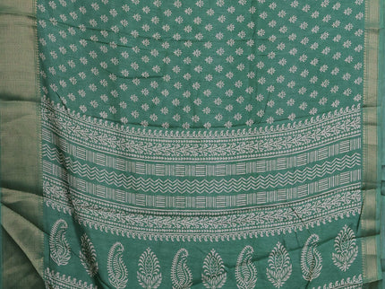 Semi dola pack of 5 multi colour and multi design with allover prints and zari woven border
