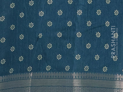 Semi dola pack of 5 multi colour and multi design with allover prints and zari woven border