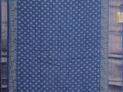 Semi dola pack of 5 multi colour with allover butta prints and zari woven border
