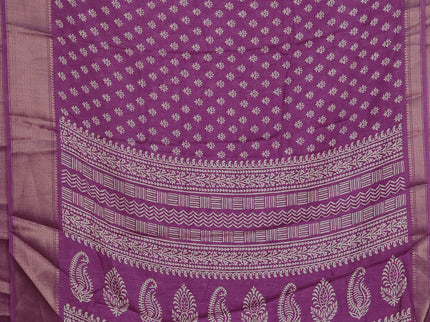 Semi dola pack of 5 multi colour with allover butta prints and zari woven border