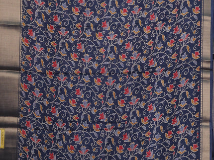 Semi dola pack of 5 multi colour and multi design with allover prints and zari woven border
