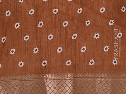 Semi dola pack of 5 multi colour with allover geometric prints and zari woven border
