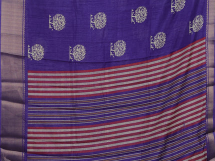 Semi dola pack of 5 multi colour with allover butta prints and zari woven border