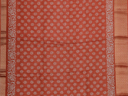Semi dola pack of 5 multi colour with allover butta prints and zari woven border