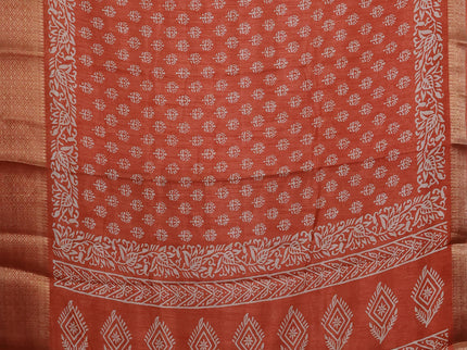 Semi dola pack of 5 multi colour with allover butta prints and zari woven border