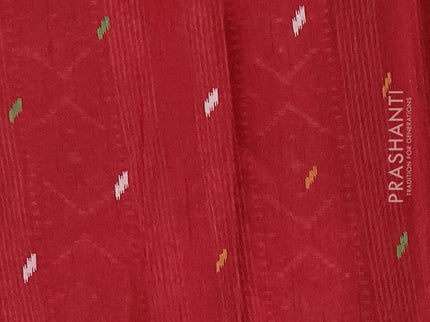 Semi dola pack of 5 multi colour with allover prints and zari woven border