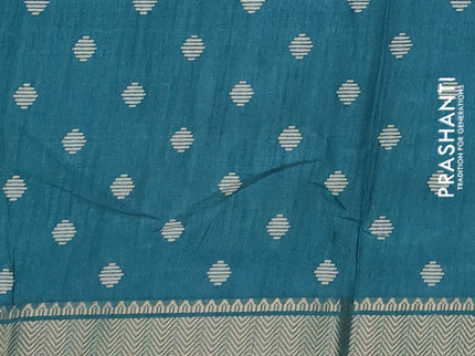 Semi dola pack of 5 multi colour with allover butta prints and zari woven border
