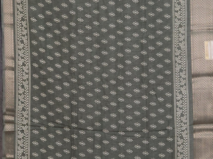 Semi dola pack of 5 multi colour with allover butta prints and zari woven border