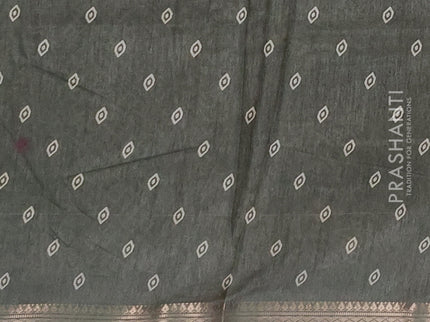 Semi dola pack of 5 multi colour with allover butta prints and zari woven border