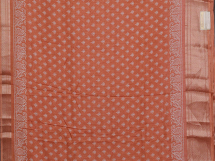 Semi dola pack of 5 multi colour with allover butta prints and zari woven border
