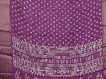 Semi dola pack of 5 multi colour and multi design with allover prints and zari woven border