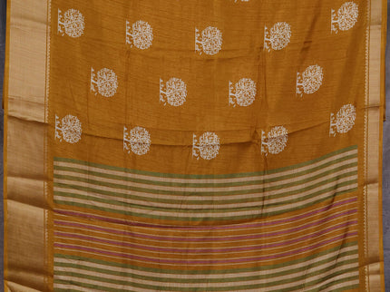 Semi dola pack of 5 multi colour and multi design with allover prints and zari woven border