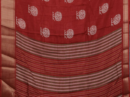 Semi dola pack of 5 multi colour and multi design with allover prints and zari woven border