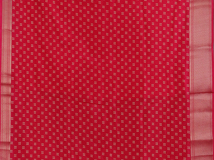 Semi dola pack of 5 multi colour and multi design with allover prints and zari woven border