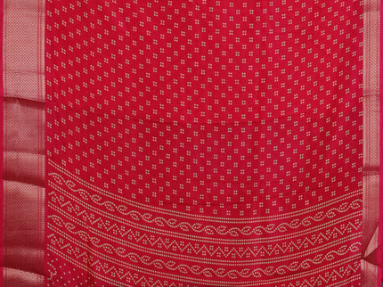 Semi dola pack of 5 multi colour and multi design with allover prints and zari woven border
