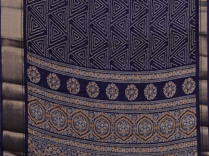 Semi dola pack of 5 multi colour and multi design with allover prints and zari woven border