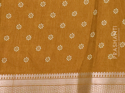 Semi dola pack of 5 multi colour and multi design with allover prints and zari woven border