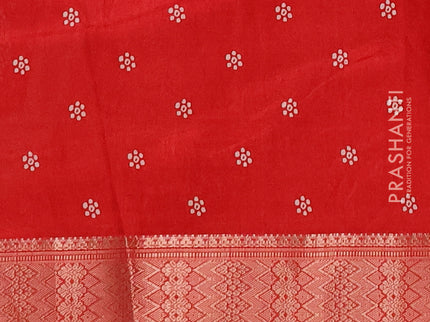 Semi dola pack of 5 multi colour and multi design with allover prints and zari woven border
