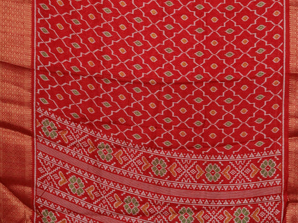 Semi dola pack of 5 multi colour and multi design with allover prints and zari woven border