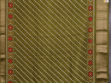 Semi dola pack of 5 multi colour and multi design with allover prints and zari woven border