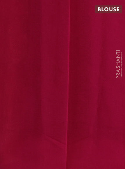 Kora silk cotton saree sunset orange and pink with allover zari weaves and zari woven butta border