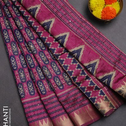 Collection image for: Semi Tussar With Embroidery work