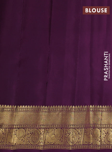 Pure gadwal silk saree candy pink and magenta pink with annam zari woven buttas and temple design zari woven border