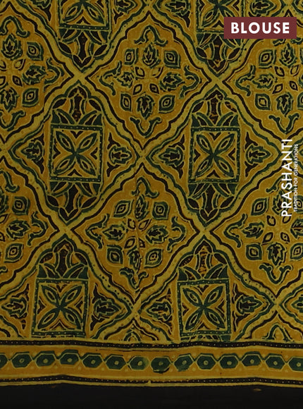 Dola silk saree yellow with allover butta prints and zari woven border
