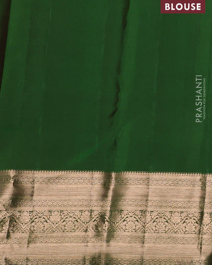 Pure kanchipuram silk saree mauve pink with allover zari woven brocade weaves and long zari woven border