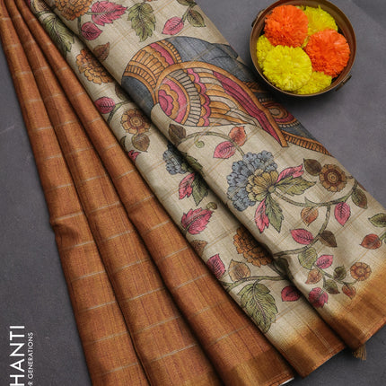 Collection image for: Semi Tussars - Kalamkari & Ikat Prints