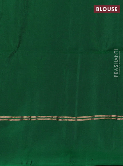 Pure soft silk saree peach shade and green with allover zari woven buttas and zari woven simple border
