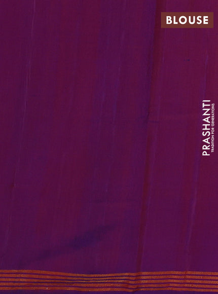 Rajkot patola silk saree blue and purple with allover ikat weaves and ikat woven zari border