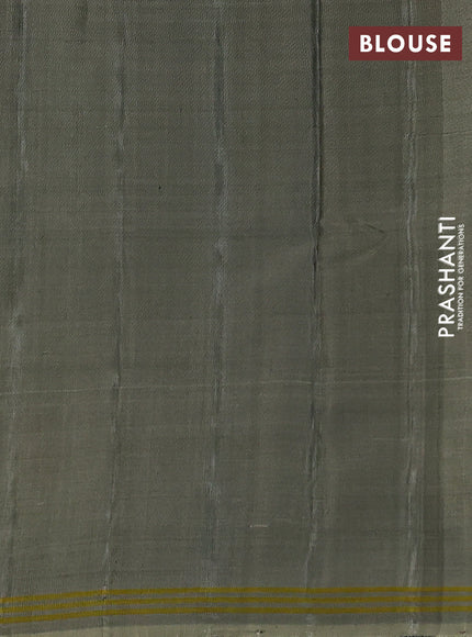 Rajkot patola silk saree rainbow colour and grey with allover ikat weaves and simple border