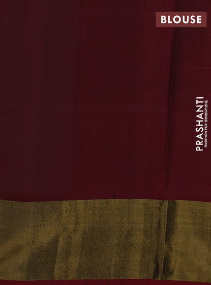 Rajkot patola silk saree orange and maroon with allover ikat weaves and ikat woven zari border