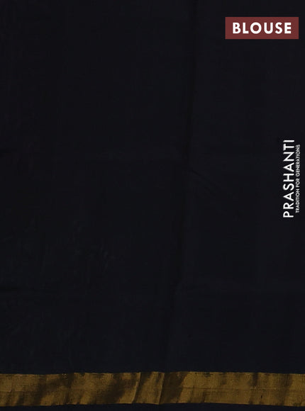 Rajkot patola silk saree dual shade of pink and black with allover ikat weaves and ikat woven zari border