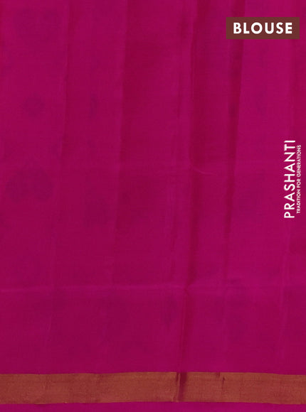 Rajkot patola silk saree orange and pink with allover ikat weaves and zari woven ikat border