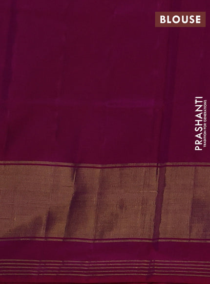 Rajkot patola silk saree multi colour and purple with allover ikat weaves and ikat woven zari border
